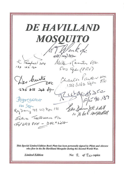 A Thunder Bird in Bomber Command - Special Edition with Mosquito Veteran Signed Bookplate